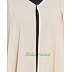 Two pieces designer Irani kaftan- Beige-Black Two pieces designer Irani kaftan- Beige-Black